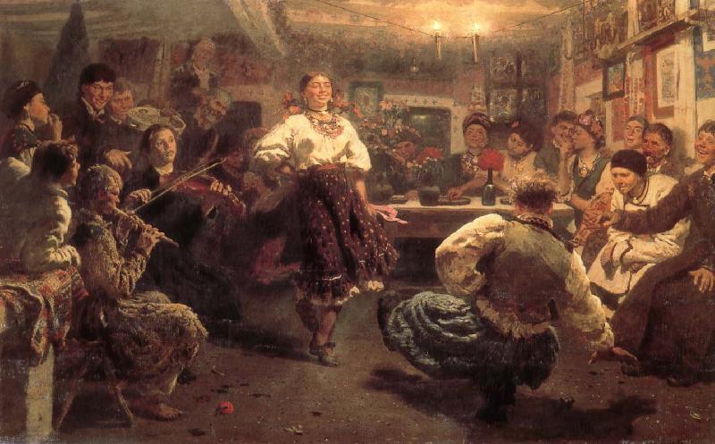 Ilia Efimovich Repin Evenings oil painting picture